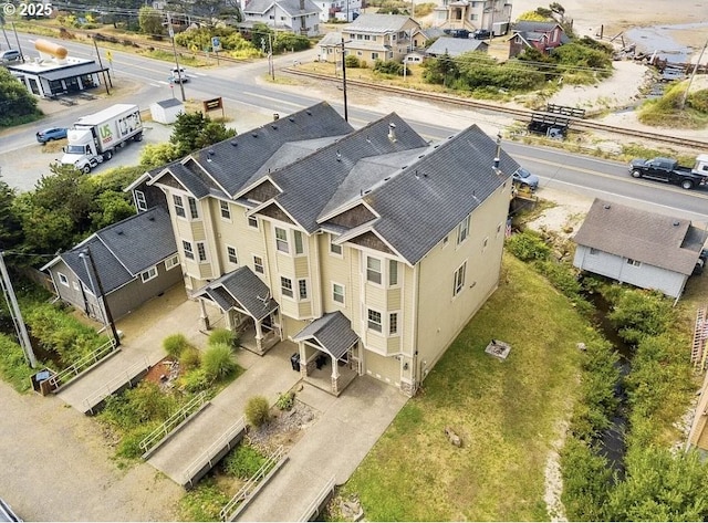 547 Front St, Rockaway Beach, OR 97136 - birds eye view of property