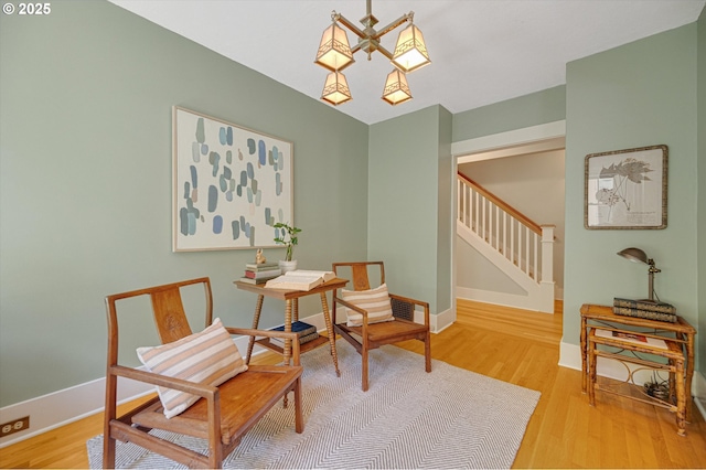 2603 NE 11th Ave, Portland, OR 97212 - living area featuring stairs and light wood-style flooring