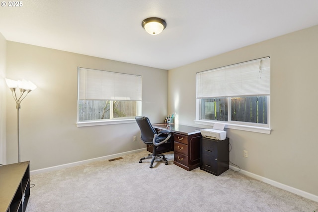 1230 W Fairview Dr, Springfield, OR 97477 - carpeted home office featuring plenty of natural light