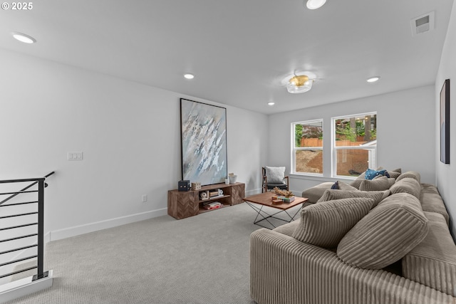 2134 Eleanor Rd, West Linn, OR 97068 - carpeted living area with recessed lighting and baseboards