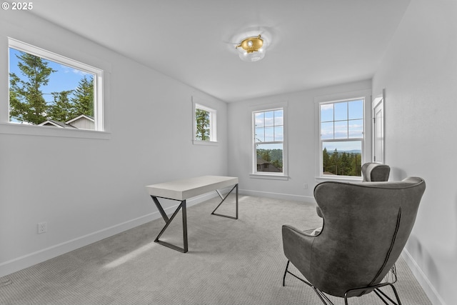 2134 Eleanor Rd, West Linn, OR 97068 - sitting room with carpet and baseboards
