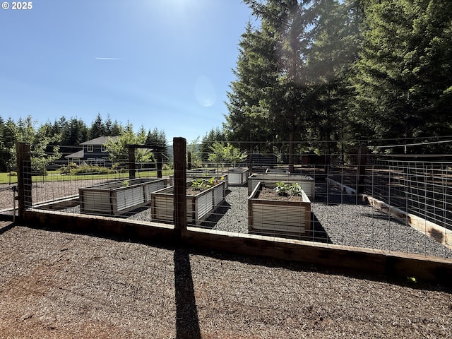 94703 Johnson Rd, Marcola, OR 97454 - view of yard with a vegetable garden