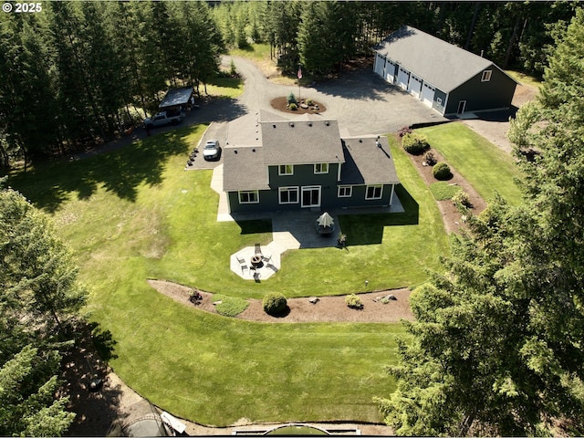 94703 Johnson Rd, Marcola, OR 97454 - aerial view of property and surrounding area