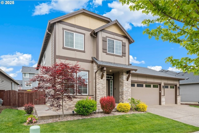 4744 S 19th St, Ridgefield, WA 98642 - view of front of house featuring driveway and an attached garage
