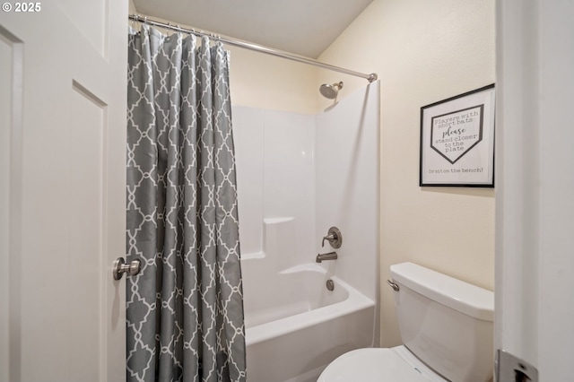 4744 S 19th St, Ridgefield, WA 98642 - bathroom with toilet and shower / bath combination with curtain
