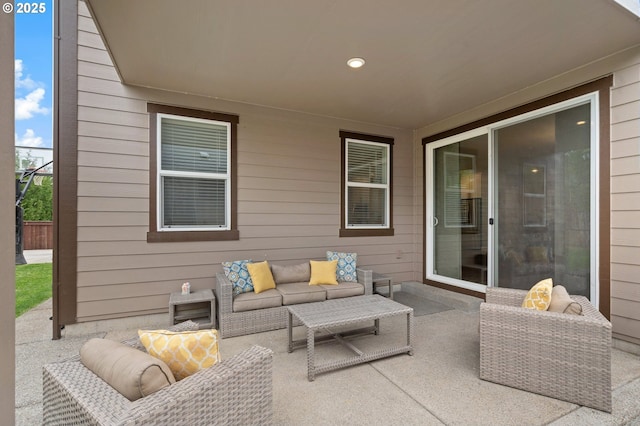 4744 S 19th St, Ridgefield, WA 98642 - view of patio / terrace featuring outdoor lounge area