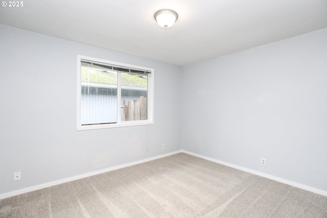 empty room with carpet floors