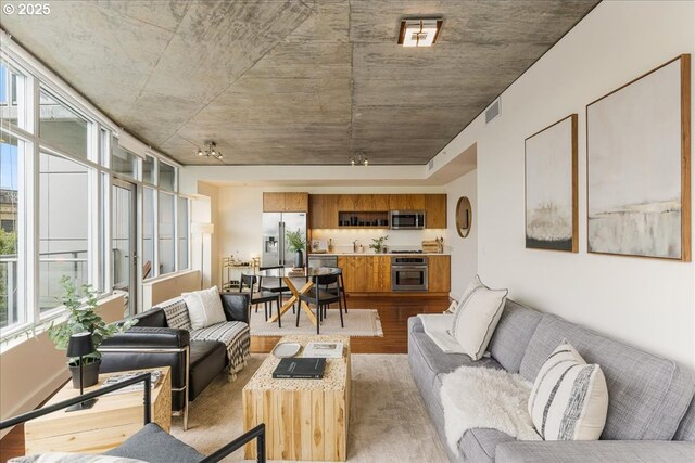 1926 W Burnside St Unit 301, Portland, OR 97209 - living area featuring light wood-style flooring
