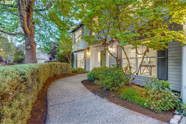 view of property exterior