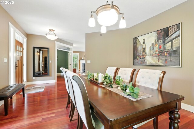 20817 NE 101st Ct, Battle Ground, WA 98604 - dining room featuring wood finished floors and baseboards