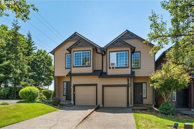 5958 SE 16th Loop, Gresham, OR 97080 - craftsman house featuring an attached garage, concrete driveway, and a front yard