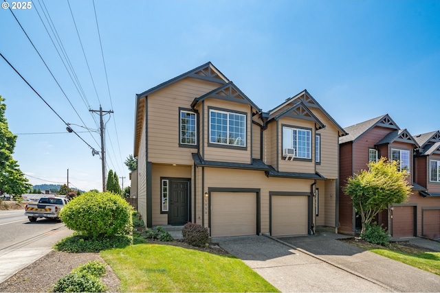 5958 SE 16th Loop, Gresham, OR 97080 - view of front facade with concrete driveway and an attached garage