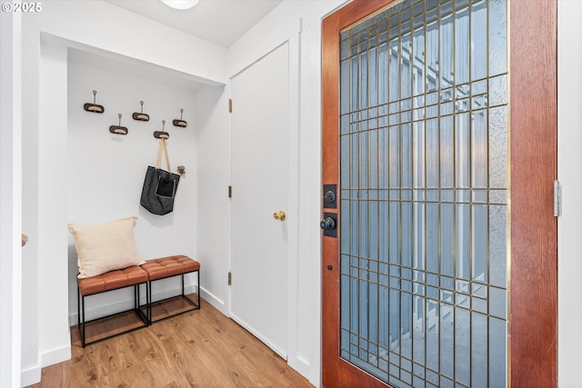 288 NE Hyde Cir, Hillsboro, OR 97124 - mudroom with wood finished floors and baseboards