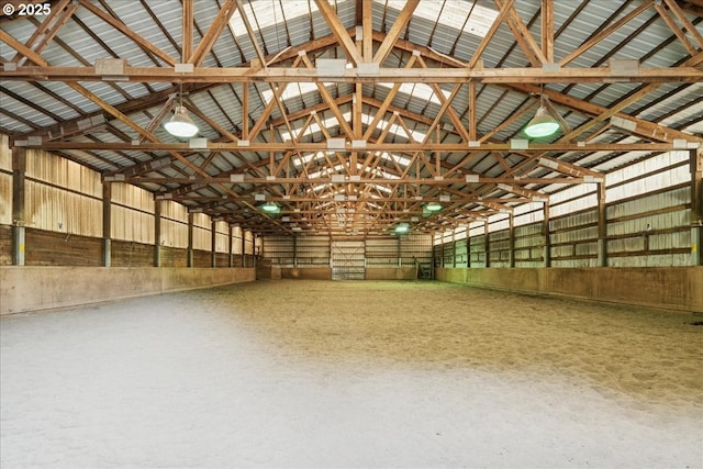 view of riding arena