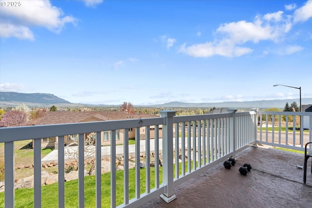 130 Ridge Dr, La Grande, OR 97850 - balcony featuring a mountain view