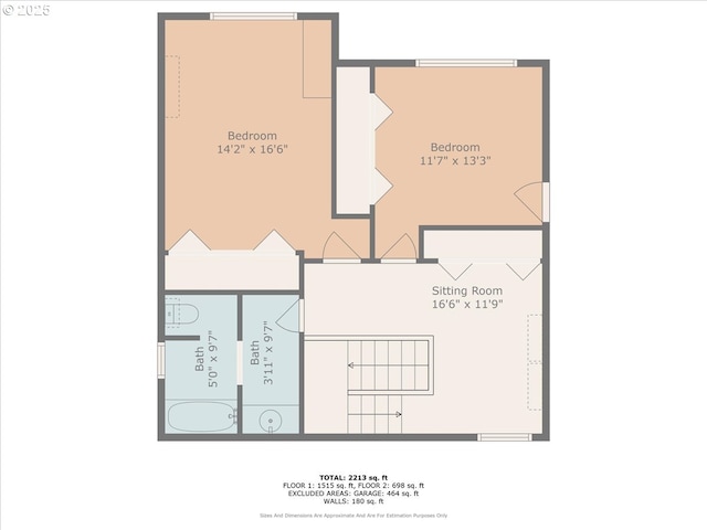 15645 NE Russell Pl, Portland, OR 97230 - view of floor plan / room layout