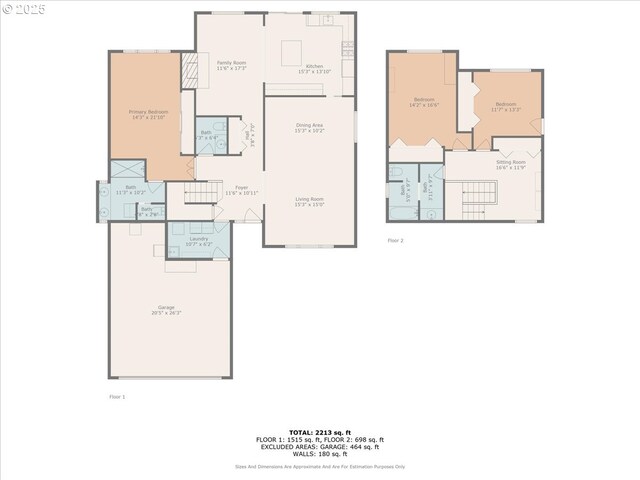 15645 NE Russell Pl, Portland, OR 97230 - view of property floor plan