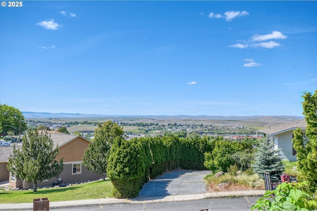 1329 NW Horn Ave, Pendleton, OR 97801 - bird's eye view of a mountainous background