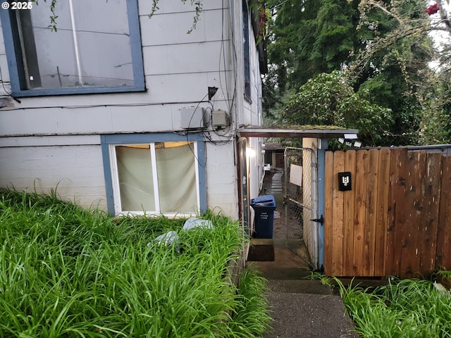 view of property entrance