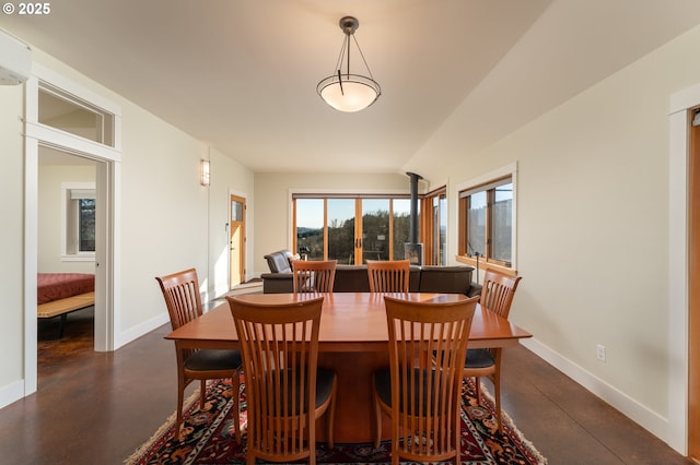 view of dining area