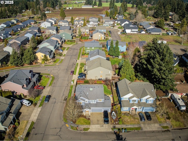 drone / aerial view featuring a residential view