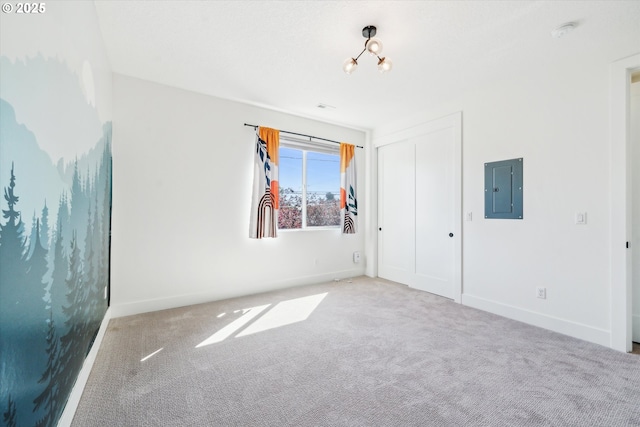2585 SE 13th Ave, Portland, OR 97202 - carpeted spare room featuring electric panel and baseboards