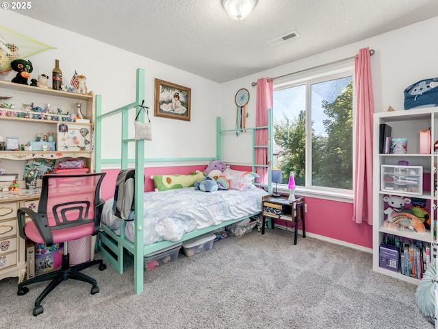 35530 Edies Way, Saint Helens, OR 97051 - bedroom featuring carpet and a textured ceiling