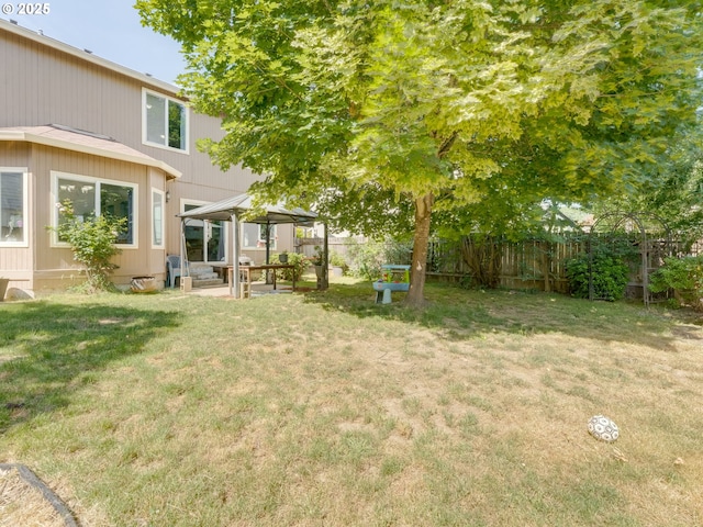 35530 Edies Way, Saint Helens, OR 97051 - fenced backyard featuring a gazebo