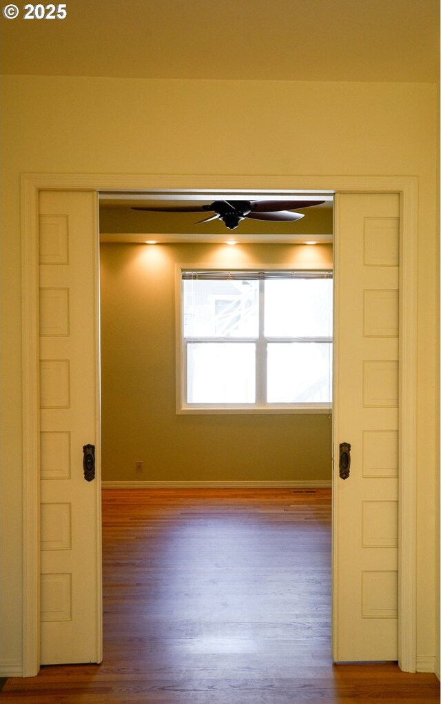 74 NE Sacramento St, Portland, OR 97213 - spare room featuring wood finished floors and baseboards