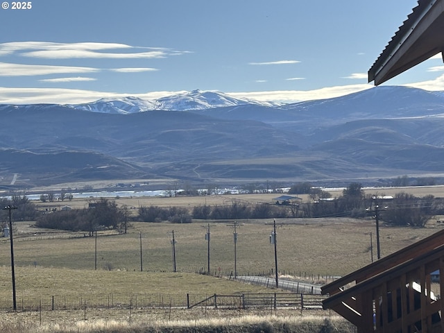 37102 Woods Ln, Richland, OR 97870 - mountain view featuring a rural view