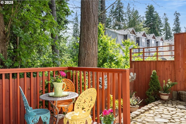 19774 SW Ashcroft Ln, Beaverton, OR 97003 - wooden terrace with a residential view