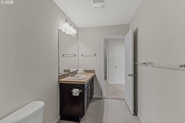 2908 S White Salmon Dr, Ridgefield, WA 98642 - half bath featuring vanity and tile patterned flooring