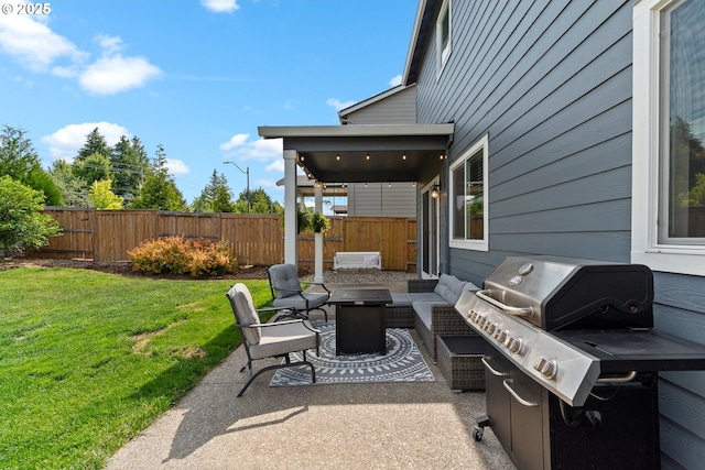 2908 S White Salmon Dr, Ridgefield, WA 98642 - view of patio with area for grilling and outdoor lounge area