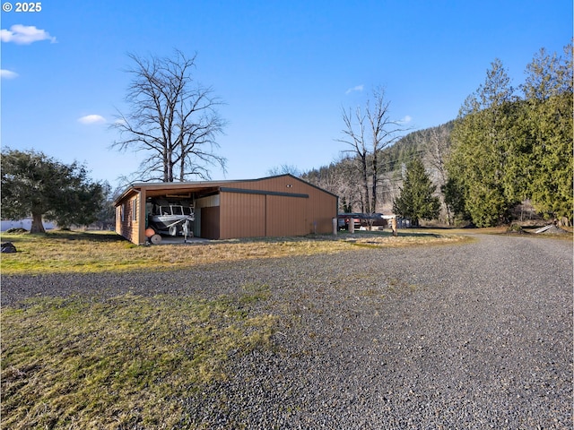 exterior space with driveway