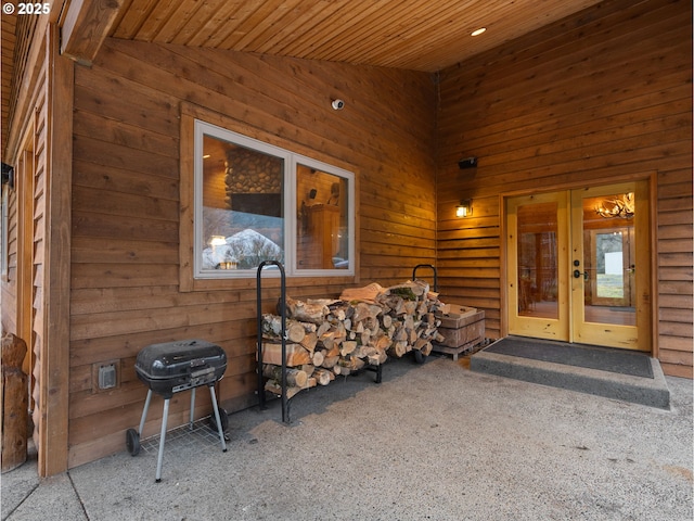 view of patio / terrace with french doors