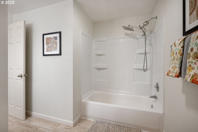 bathroom featuring shower / bathing tub combination