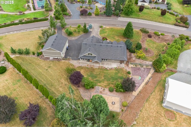 aerial view of property's location