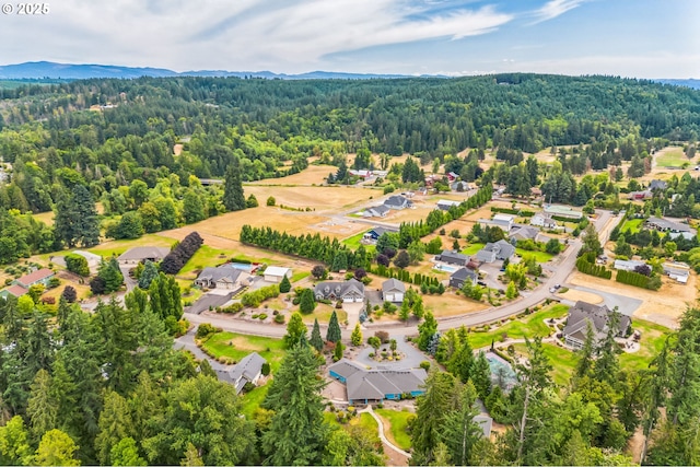 26250 S Milk Creek Cir, Mulino, OR 97042 - aerial perspective of suburban area featuring a heavily wooded area
