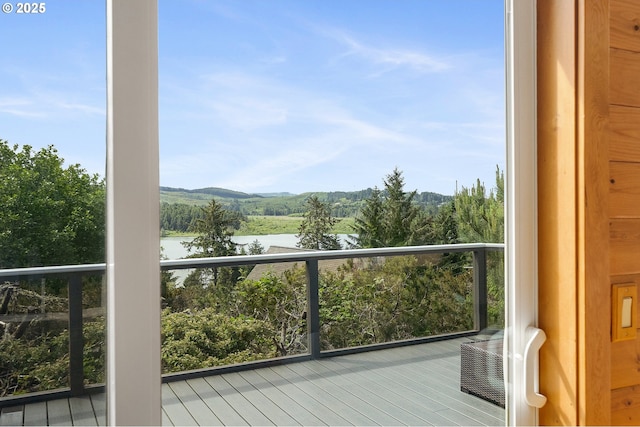 1626 NE Regatta Way, Lincoln City, OR 97367 - balcony with a water and mountain view