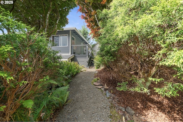 1626 NE Regatta Way, Lincoln City, OR 97367 - view of front of house featuring stairway