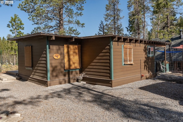 view of outbuilding