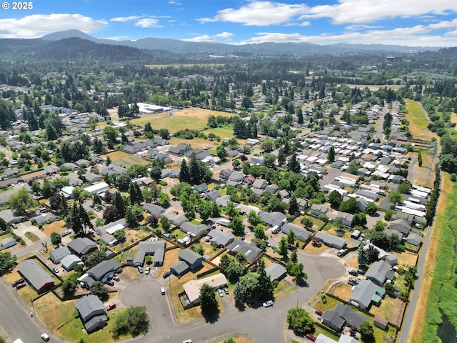 814/816 W Quinalt St, Springfield, OR 97477 - aerial overview of property's location with a mountainous background and nearby suburban area