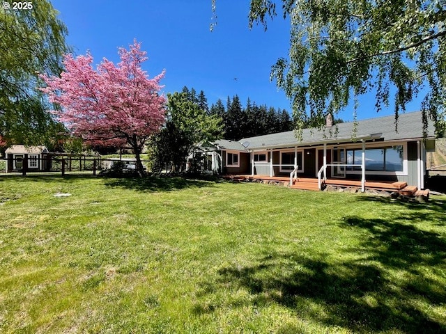 11081 Cook Underwood Rd, Underwood, WA 98651 - view of green lawn