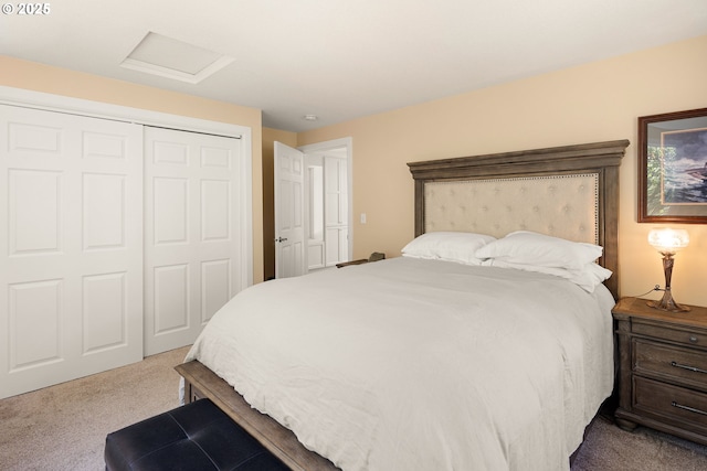 2977 Ingalls Way, Eugene, OR 97405 - bedroom with carpet floors, attic access, and a closet