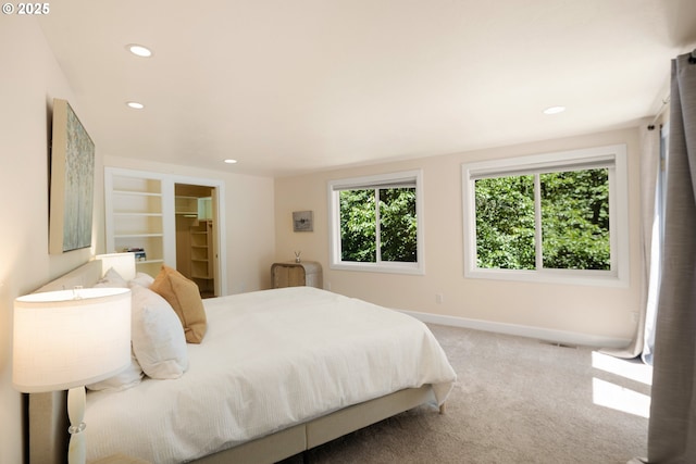 2977 Ingalls Way, Eugene, OR 97405 - carpeted bedroom featuring recessed lighting, a walk in closet, and baseboards