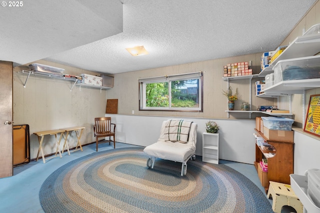 44505 SW Knight Rd, Gaston, OR 97119 - living area with a textured ceiling