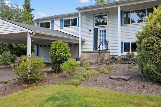 44505 SW Knight Rd, Gaston, OR 97119 - split foyer home featuring an attached garage
