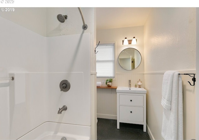 2747 NE Bryant St, Portland, OR 97211 - bathroom with vanity and bathing tub / shower combination