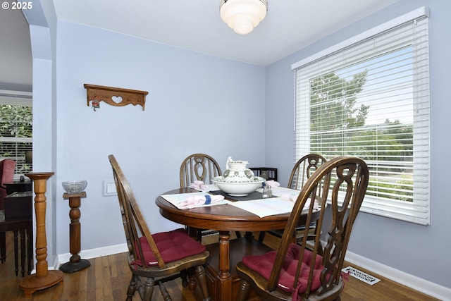 6325 SE 77th Ave SE, Portland, OR 97206 - dining space featuring wood finished floors