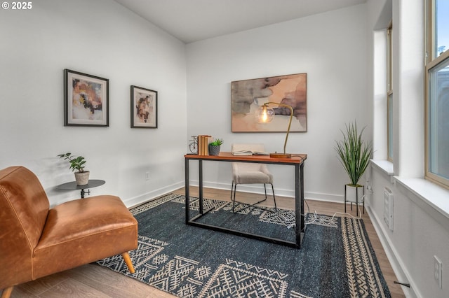 4409 NE Killingsworth St Unit 103, Portland, OR 97218 - office with wood finished floors and baseboards